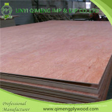 Bbcc Grade Popar o Hardwood Core 1220X2440X4.5mm Bintangor contrachapado